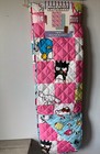 Hello Kitty & Friends Twin Quilted Blanket Checker Badtz Cinnamoroll Tuxedo Sam