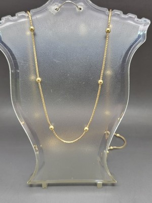 Danecraft Damen-Halskette Karat Gold über 0,925 Sterlingsilber Perlen 24 Zoll