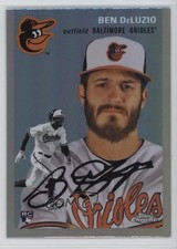 2023 Topps Chrome Platinum Anniversary Refractor Ben DeLuzio #180 3c2
