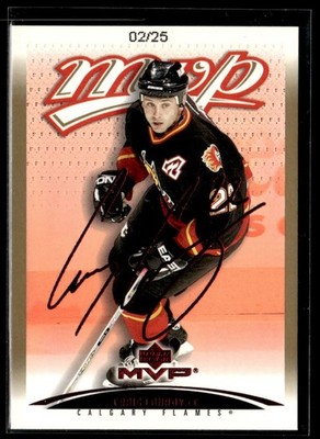 2003-04 Upper Deck MVP Red Scripts Craig Conroy 02/25 Calgary