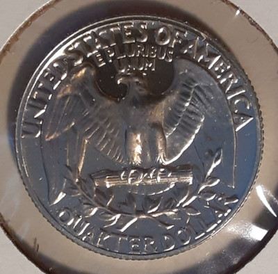 1964 Philadelphia Mint Washington Quarter 90% proof (#40x-13293/RBJ) Type B Rev