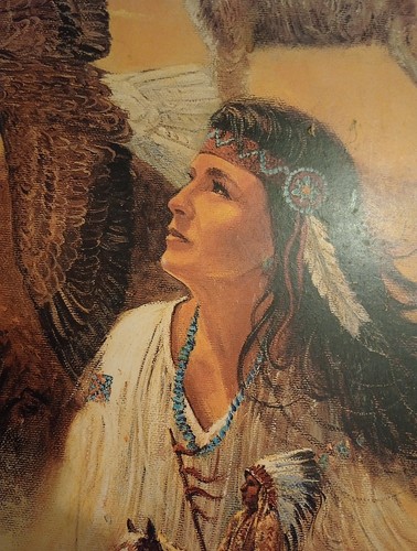Vtg Marianne Caroselli Sacred Vision ArrowHead Wall Art Plaque Native American - Picture 1 of 4