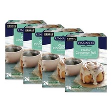 Keurig 6305CT Cinnabon Classic Coffee K-Cups - Cinnamon Roll 96/Carton New