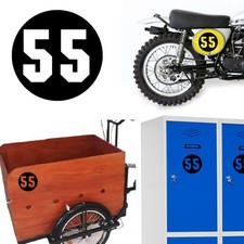 Number 55 Via, Sticker Vinyl