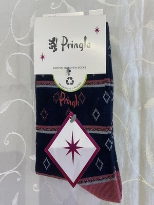 Pringle Damen Socken - 3 Paar Pack (Größe UK 4-8)