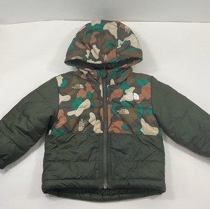North Face Green Camo Coat
