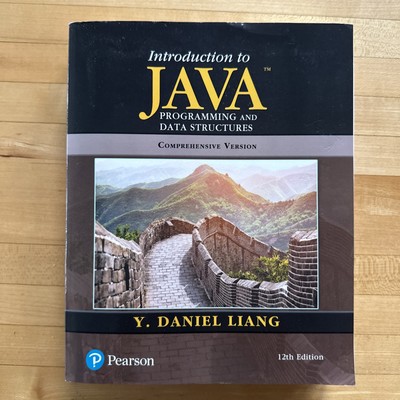 Introduction to Java Programming and Data Structures Comprehensive  12th Edition