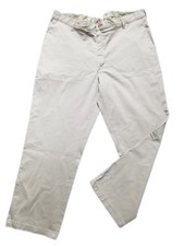 Men's Wrangler chino style trousers size W40 L30 beige comfort solution -E42