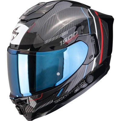 Scorpion - Motorcycle Helmet L - EXO-1500 Carbon Air Zity Black-Red-Blue