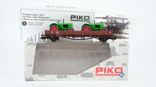 Piko H0 54472 Rungenwagen beladen mit Traktoren DB | Zustand: Gebraucht