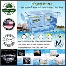 Hang-On Nursery Fish Breeder Box for Safe Fry Protection and Observation