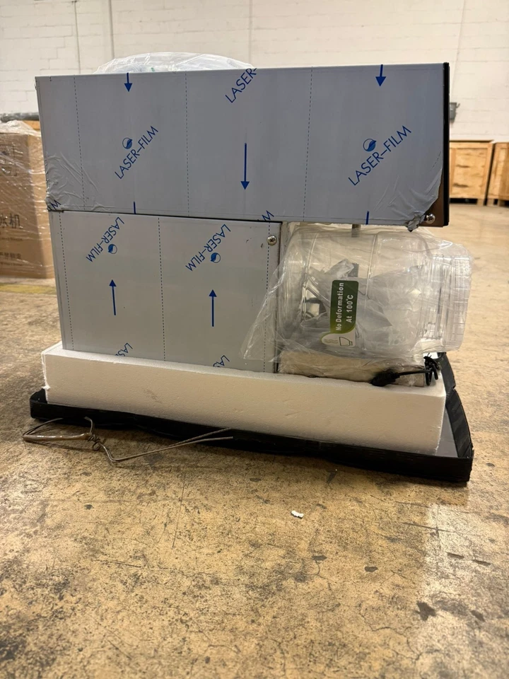 Máquina comercial para hacer copos de hielo de nieve - Modelo 120, refrigerada por agua, 1300 W Foto 4 de 4