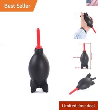 Versatile 6.6'' Rocket-Shaped Air Blower - Perfect for DSLR, Lenses Keyboards