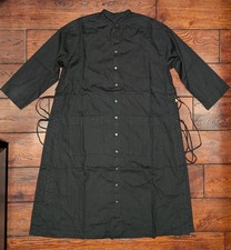 Nest Robe 01221-1040 Upcyclelino Side Open Shirt Dress Linen Cotton Size F - OS