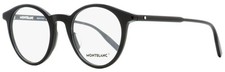 Montblanc Oval Eyeglasses MB0009O 005 Black 5...