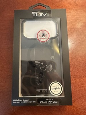 Tumi iPhone 17 Pro Max Case Black MagSafe Slim Sleek Design New | eBay