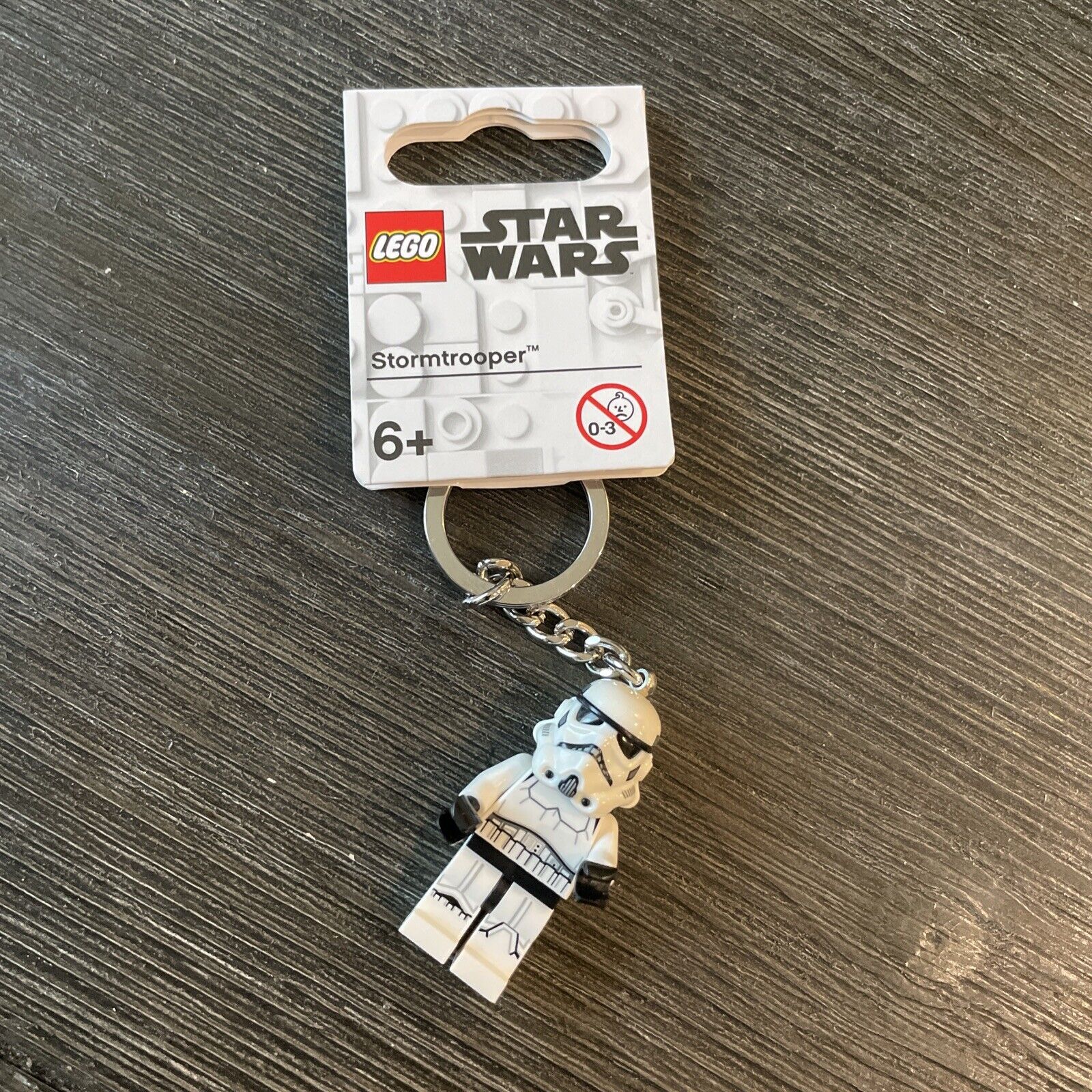 LEGO Star Wars White Black Stormtrooper Keychain 853946 New FREE SHIPPING!