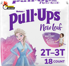 New Leaf Girls' Disney Frozen Potty Training Pants, 2T-3T 16-34 Lbs , 18 Ct