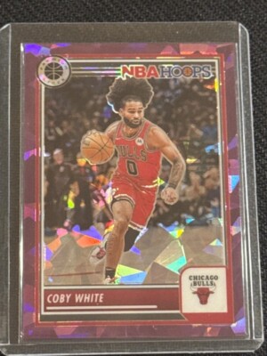 2023-2024 NBA Hoops - Coby White Purple Card - 144 out 149 - N278