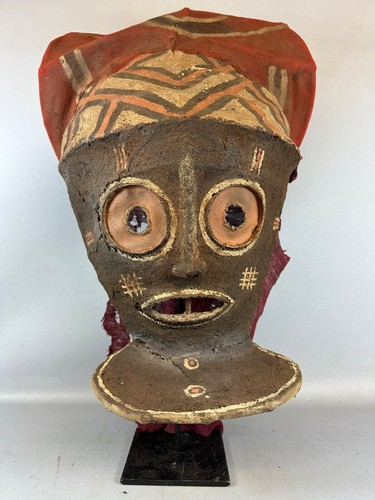 240154 - Rare African Mungenda helmet dance Chokwe mask - Angola. - Picture 5 of 9