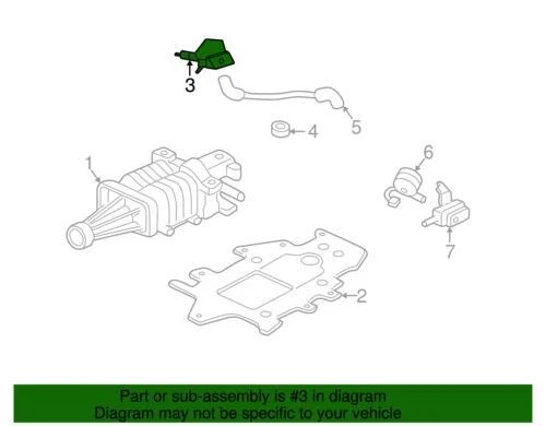 Colector de fuente de vacío genuino GM 1997-2005 Buick Pontiac Park Avenue 24503488 Foto 4 de 4