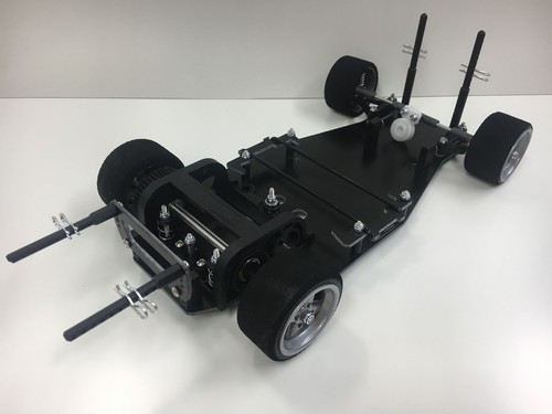 Hot Rod 2 Liter RC Kit Rennfahrwerk SCHWARZ GFK Kamtec Classic - Bild 9 von 12