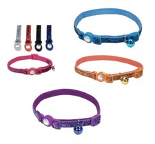Safe Cat Fashion breakaway Glitter Cat Collar - 3/8" x 8 - 12 Inch - 8 colors