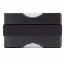 FiberX Men's Slim Wallet (Black) Credit Card Holder Money Clip Band
