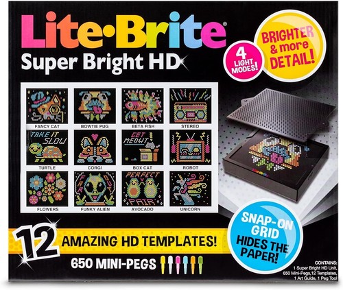 SUPER BRITE HD | Basic Fun | Lite-Brite | Leuchtendes Zeichenbrett - Bild 6 von 6
