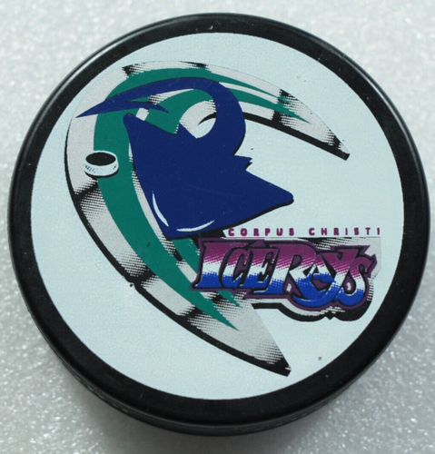 Vintage Corpus Christi Ice Rays Hockey Puck WPHL Minor League Texas