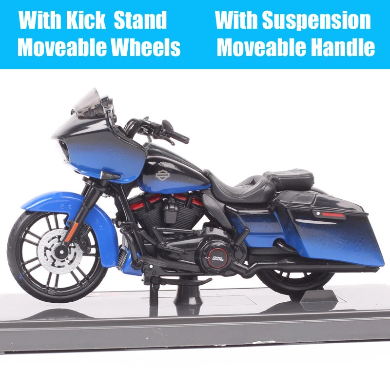 1/18 Maisto 2018 Harley CVO Road Glide Touring Motorcycle Diecast Bike Model Toy - Image 4 of 4