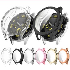 For HUAWEI WATCH GT4 46mm Watch Full TPU Plating Cover Protective Case Watch