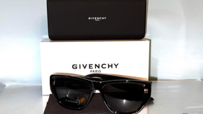 Givenchy GV 7202/S 807IR Cat Eye Black Frame Sunglasses $970 NIB #4