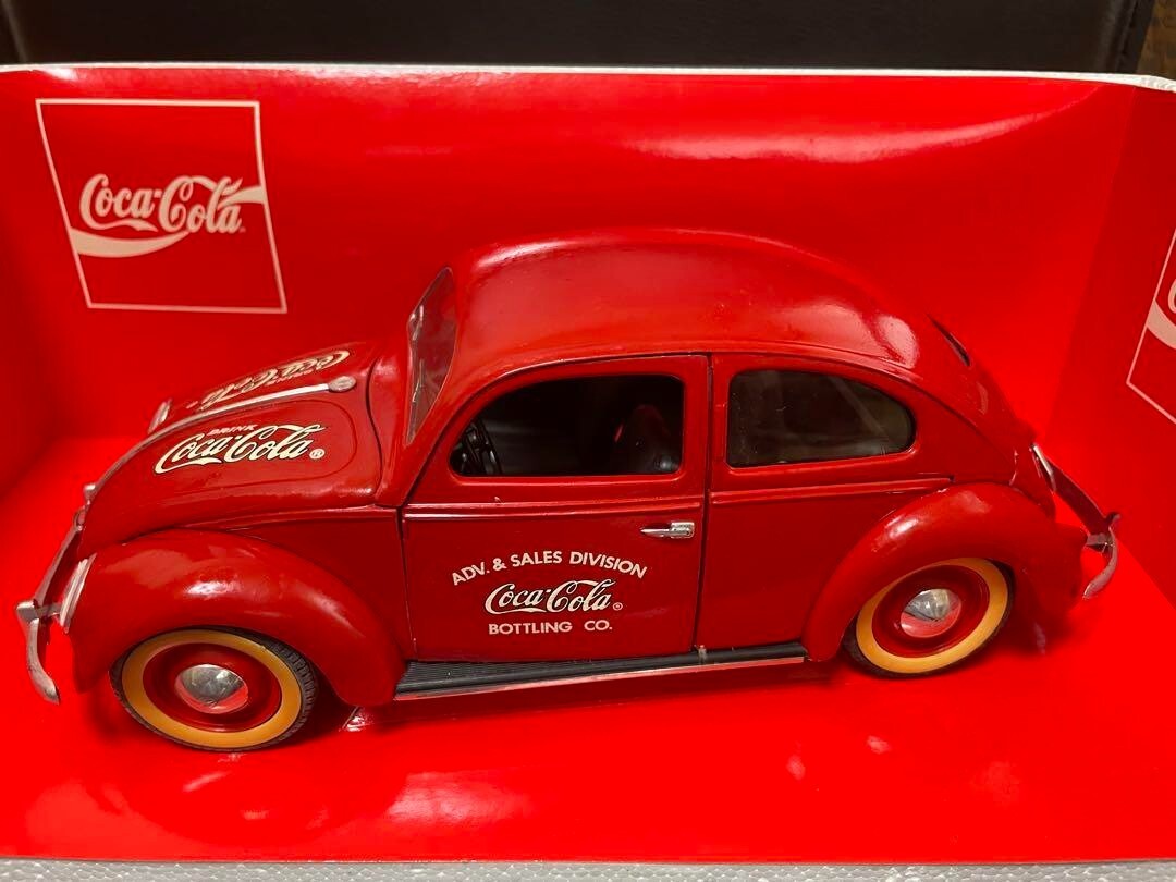 Solido Coca-Cola Miniature Car - French Made, 23cm Long