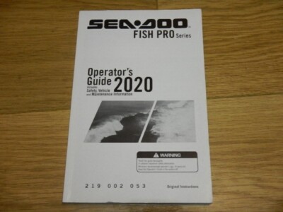 2020 Seadoo Fish PRO Series Jetski Owners Operators Guide 219002053