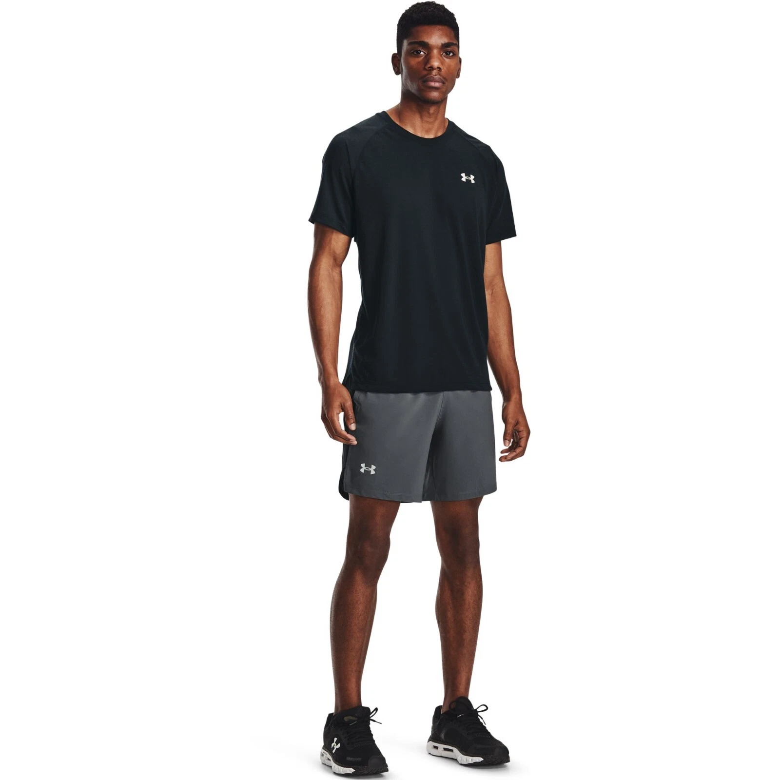 Under Armour Shorts Men's XL Gray Launch Run 7" New
