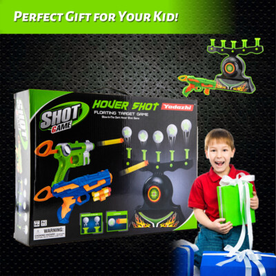 Nerf Guns Shooting Game Glow in The Dark Floating Ball Target Practice Toys