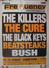 The Killers Cure Korn Bush Beatsteaks Poster German Tour