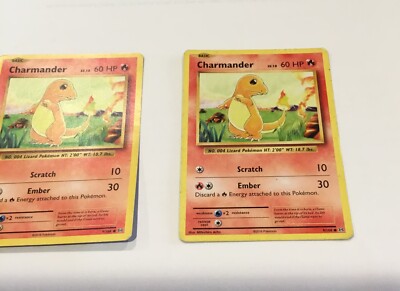 Pokemon Charmander 60 HP Basic 2016 9/108 2 Cards C2 | eBay