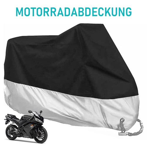 Motorrad Abdeckung XXXL Motorradplane Abdeckplane Cover Wasserdicht Schneefest - Bild 12 von 12