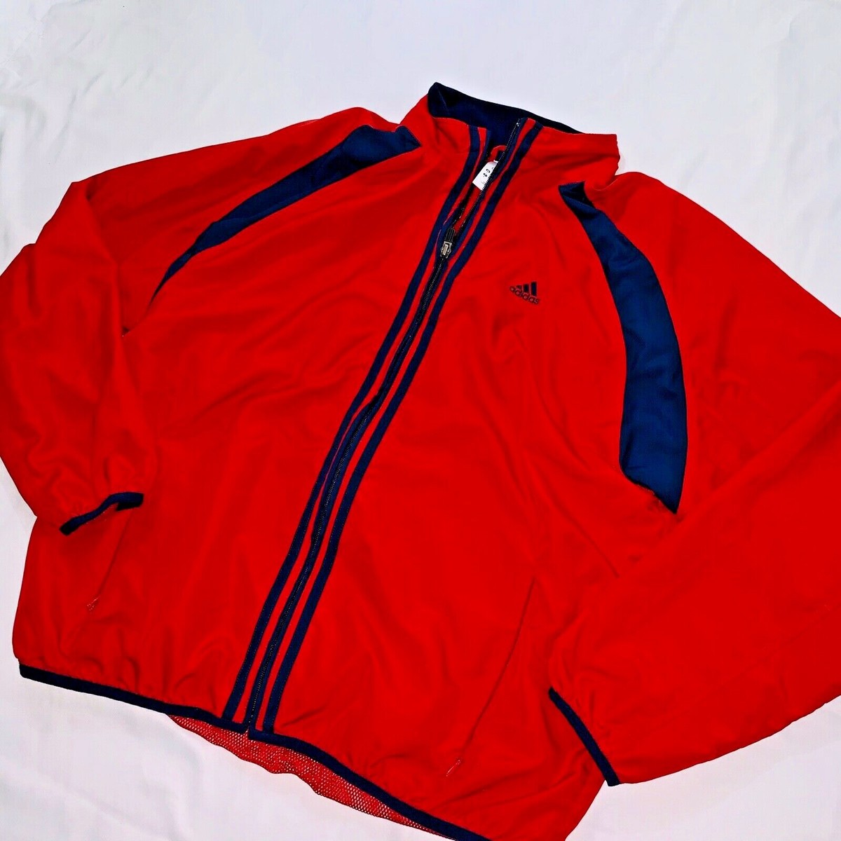 adidas climaproof レインウェア Mサイズ ネイビー/レッド ad-19ss-rn-fve32_6.jpg