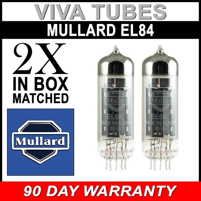 Mullard Reissue EL84 Matched Pair