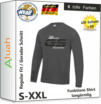  R1250GS Exclusive Funktionsshirt Langarm T-Shirt Motorrad Shirt GS Shirt 