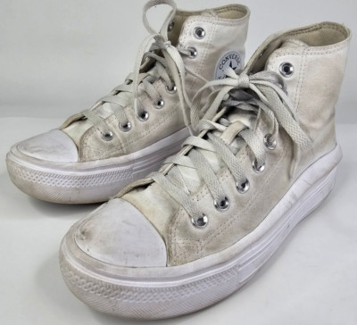 Converse Move High Womens Size 8 Athletic Platform Shoes Sneakers 568498C