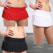 Women's Cute Pleated Mini Skirt – 7" Short & Stylish with Bold Colors!