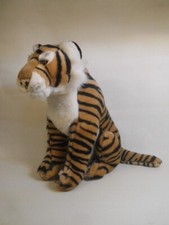 Large plush stuffed Bengal Tiger Realistic smooth soft hair NICE