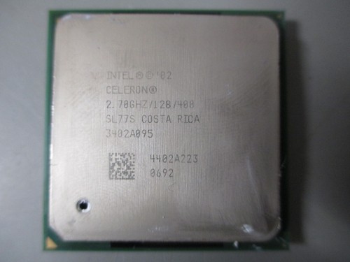 Intel Celeron SL77S Socket 478 CPU 2.7 GHz Processor With Heatsink And Fan - Picture 2 of 4