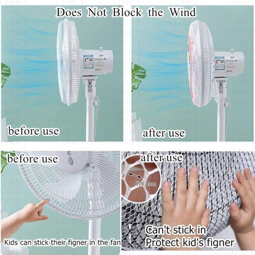 Kids Finger Guards Electric Fan Cover Safety Mesh Net - Photo 6/10