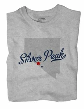 Silver Peak Nevada NV Nev T-Shirt MAP