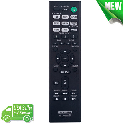 RMT-AA400U Replaced Remote fit for Sony Stereo Receiver STRDH190 STR-DH190